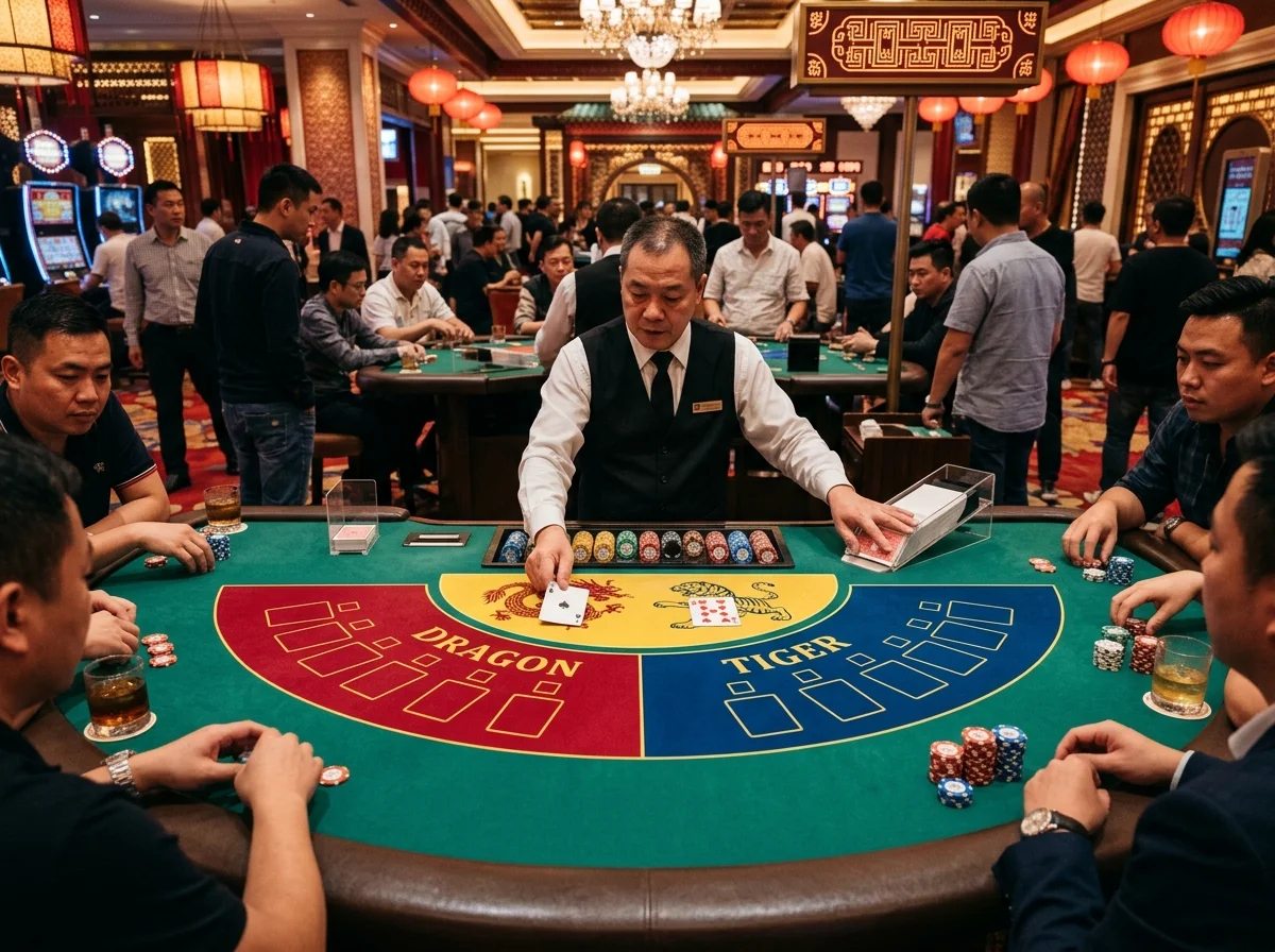 Dragon Tiger at Gamdom live dealer casino